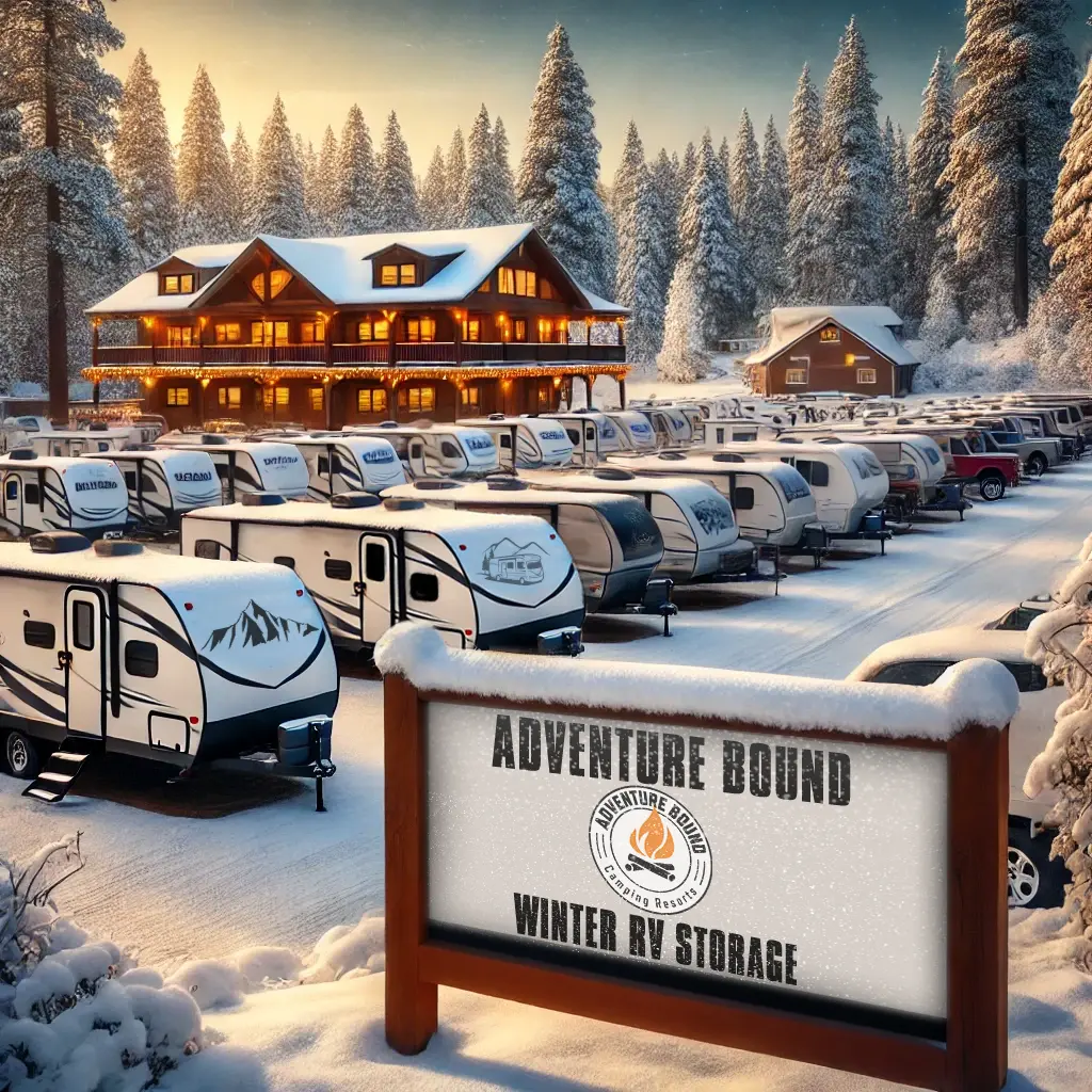 Winter RV storage at Adventure Bound Pleasant View
